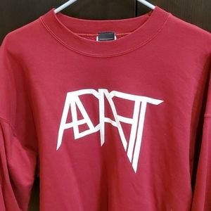 ADAPT burgundy crewneck sweater